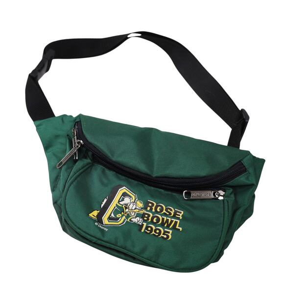 Vintage 90s University of Oregon Ducks Rose Bowl Graphic Fanny Pack